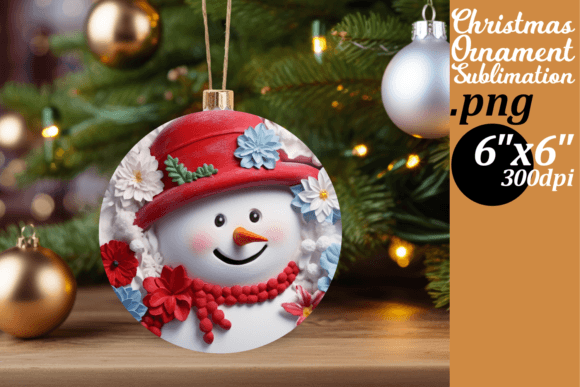 3D Snowman Holiday Delights: Festive Typography