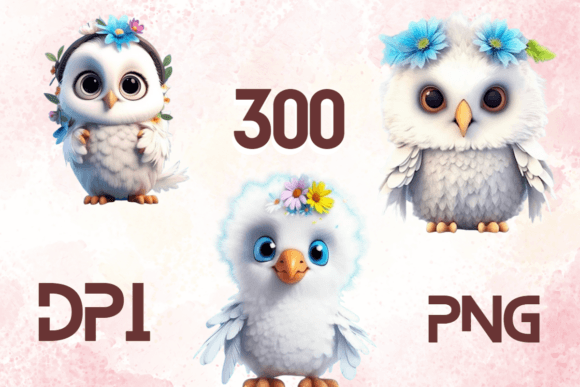 Adorable 3D Bird Clipart for Creative Projects